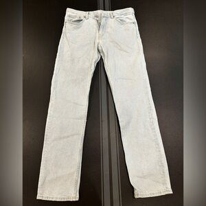 H&M Blue Straight Jeans Classic Denim